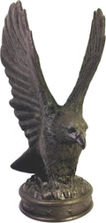 EMSCO Group Freedom Eagle Statue – Natural Bronze Appearance – Made of Plastic Resin – 32” Height