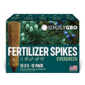 Fertilizer Spikes for Evergreen Trees & Shrubs (12 Spikes - 3.0 Lbs)