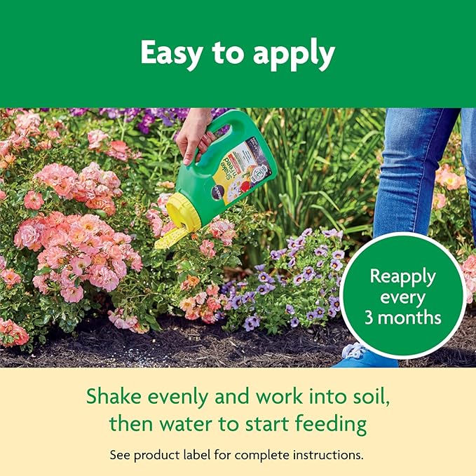 Miracle-Gro Shake 'N Feed All Purpose Plant Food, For In-Ground and Container Plants, Feeds for up to 3 Months, 4.5 lbs.