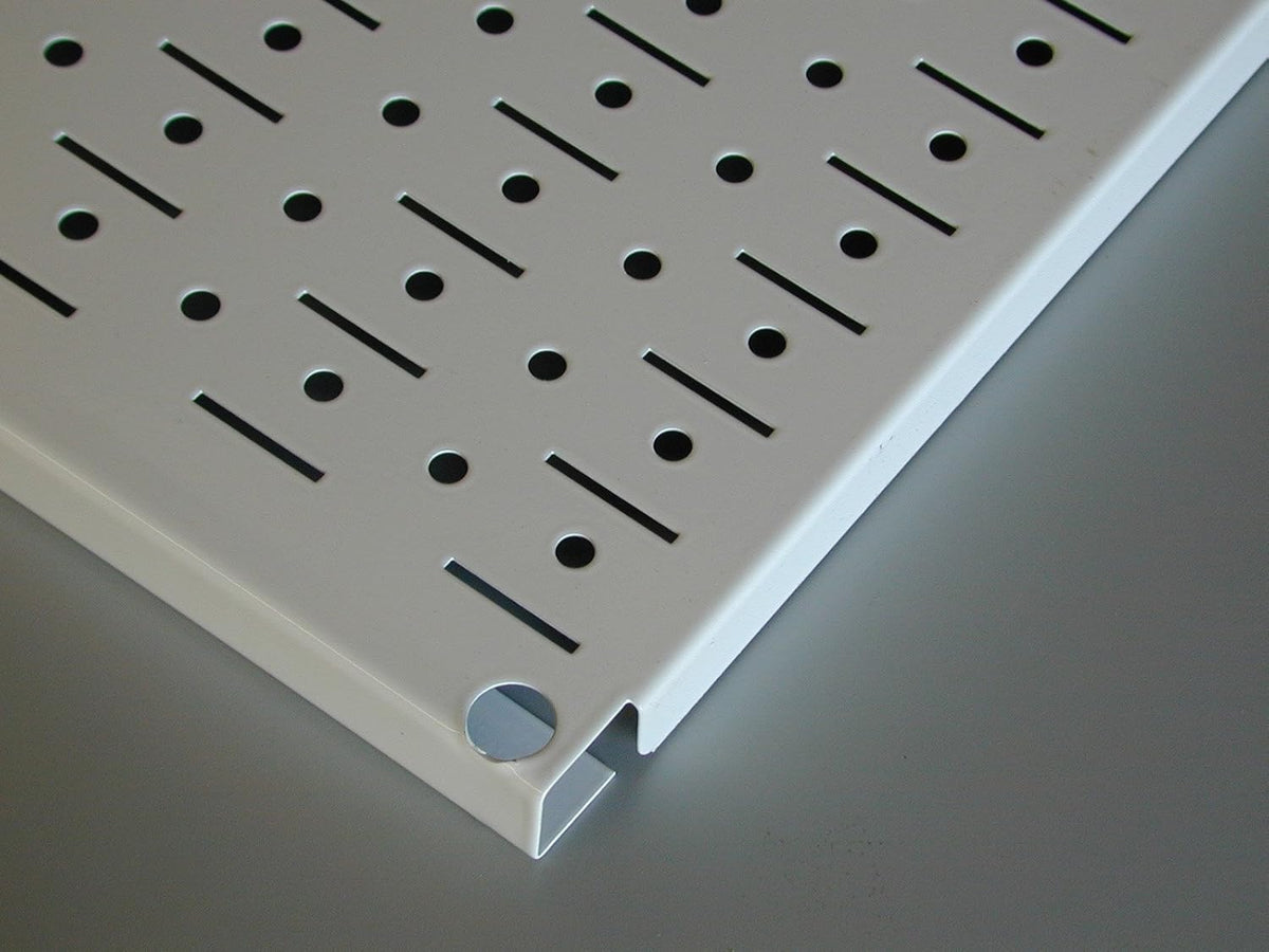 Wall Control 30-WRK-400BUW Standard Workbench Metal Pegboard Tool Organizer,Blue/White