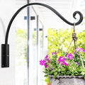 Qiang Ni Heavy-Duty Plant Hanger Outdoor: Hanging Plant Hook for Outside Basket - 22-Inch Wall Mount Plant Bracket for Bird Feeder…