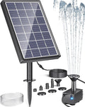 Biling Solar Water Fountain for Bird Bath, 3.5W Solar Water Pump Outdoor with 10ft Cable, 4ft Tubing, Solar Pond Pump for BirdBath, Garden Small Ponds (Need Direct Sunlight)