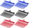 VEVOR 6PCS Manure Fork Replacement Head, 18 Angled Tines Horse Manure Fork Head, Durable Plastic Pitchfork Heads, Horse Mulch Rake for Picking up Stable Stall Muck Grass Hay Cleaning Farm Work