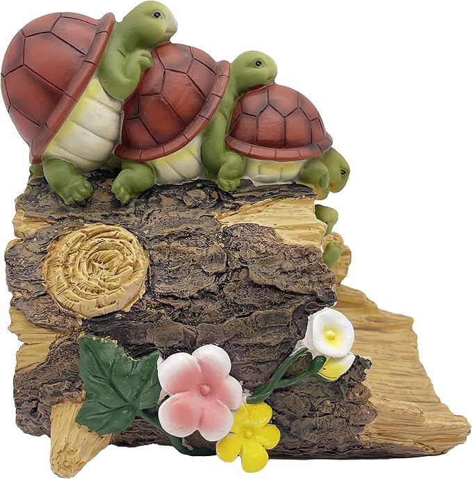Turtle Statues Gutter Downspout Extension Statues Garden Decoration,Resin Statue Outdoor Decor,Animal Downspout Diverter,Decorative Gutter Extension,3"×4" Downspout Extender Diverter Splash Block