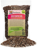 Premium Organic Seed Starter Soil - 2 Quart - All-Purpose Organic Potting Soil for Happy Seedlings and Plants by Gardenera