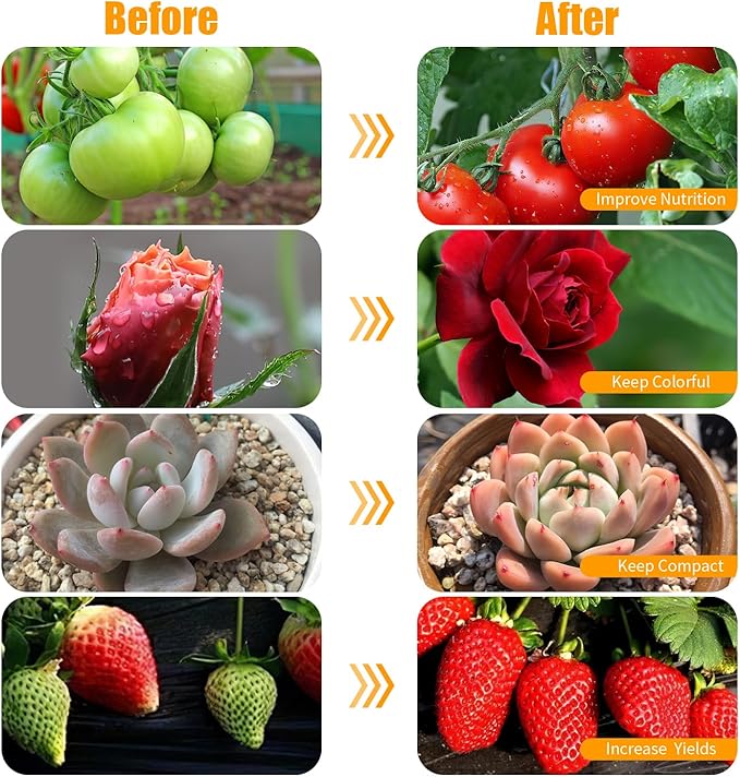 Grow Lights for Indoor Plants, 168 LEDs Clip Plant Lights, Full Spectrum LED Plant Growing Lamps with Flexible Gooseneck 4/8/12/18H Timer, 3 Spectral Modes, 10 Dimmable Levels, 2 Pack