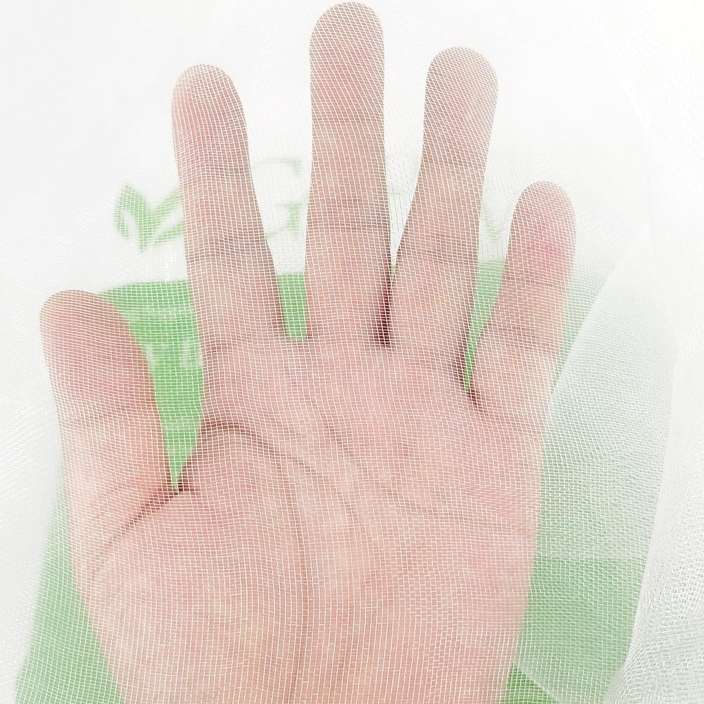 4Ft x 10Ft Mosquito Bug Insect Bird Fine Mesh Net Barrier Hunting Blind Garden Screen Netting for Protect Your Plant Fruits Flower