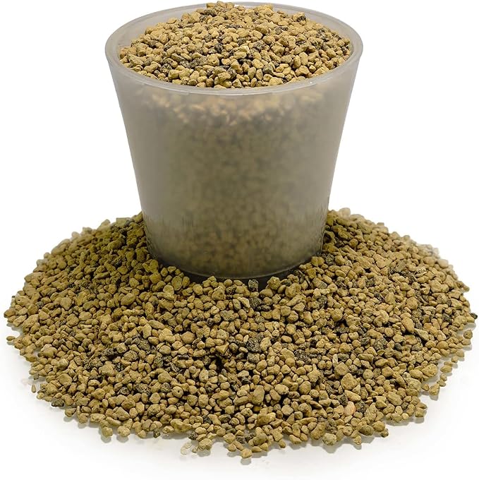 Pure Hard Akadama - 10 Quart - Small Grain for Cactus, Bonsai Plants Soil Amendment, Prevent Over Water, Provides Optimal Water Retention, Fast Drainage (2 Bags of 5 Quart)
