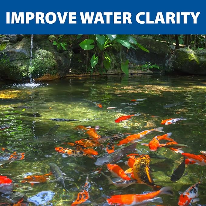 The Pond Guy Straw Barley Bale for Water Gardens, Fountains & Small Koi Ponds, Natural Clarifier, Simple & Easy to Use Pond Maintenance, 1-Pound Bale