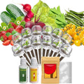 inbloom Fruit Seed Pod Kit for AeroGarden, iDOO, Ahopegarden, MUFGA Hydroponic Growing System, 12-Pod, 350+ Seeds Included Strawberry, Cucumber, Green Pepper, Golden Tomato, Radish, Dwarf Pea, Beet