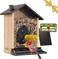Smart Squirrels-Proof Bird Feeder with Camera Solar Powered, AI Identify Bird Species, Instant Notification Camera, CCPA Data Security, 3.2L Ultra Large Capacity Gift