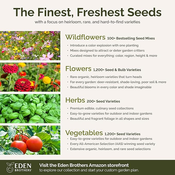 Eden Brothers Pink Perfection Flower Mixed Seeds for Planting, 5 lb, 2,400,000+ Seeds with Zinnia, Cosmos Versailles | Attracts Pollinators, Plant in Spring or Fall, Zones 3, 4, 5, 6, 7, 8, 9, 10