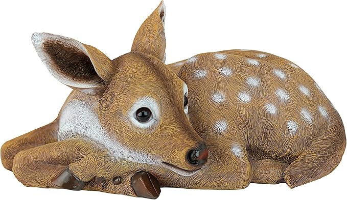 Design Toscano Hershel, the Forest Fawn Baby Deer Statue