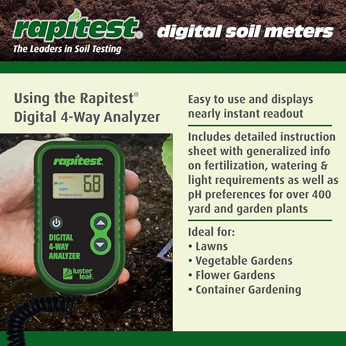 Luster Leaf 1885 Digital 4-Way Analyzer