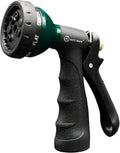 AUTOMAN-Garden-Hose-Nozzle, Metal Water Spray Nozzle with Heavy Duty 7 Adjustable Watering Patterns,Slip Resistant for Watering Plants,Lawn& Garden,Washing Cars,Cleaning,Showering Pets & Outdoor Fun.
