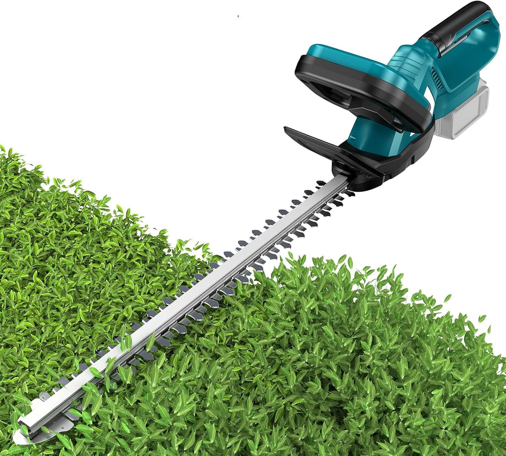 Cordless Hedge Trimmer for Makita 18V Battery, Electric Bush Trimmer 22 Inches Dual-Action, 3/4" Cutting Capacity Handheld Shrub Pruning Trimmer for Garden, Grass, Lawn(NO Battery)