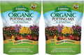 Espoma Organic Potting Soil Mix - All Natural Potting Mix For All Indoor & Outdoor Containers Including Herbs & Vegetables. For Organic Gardening, 8qt. bag. Pack of 2