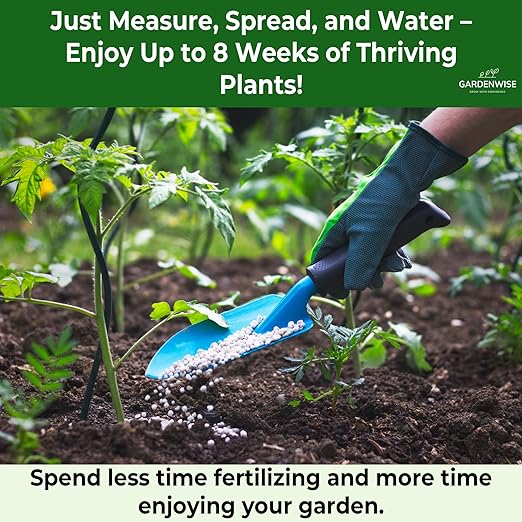 13-13-13 Slow Release Granular Fertilizer – All Purpose Plant Food 13 13 13 for Outdoor Grass, Vegetables, Roses, Flowers, Shrubs, Trees. Lawns, Gardens, Potted Plants (2 quarts)