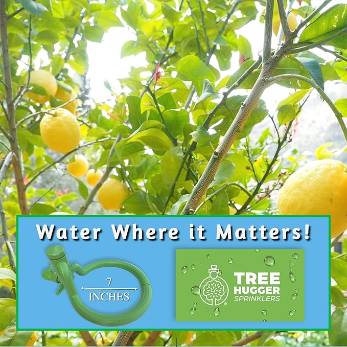Tree Sprinkler with 360° Outward Direction | Water Sprinkler for Trees That Reaches The Nutrition Zone for Tree Root Watering (7")
