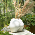 FROZZUR Lower Body Pot, Female Body Shaped Flower Planter with Drainage Holes, Resin Plant Pot, Sculpture Christmas Decor, Modern Boho Cute Chic Butt Planter for Indoor or Outdoor Plants