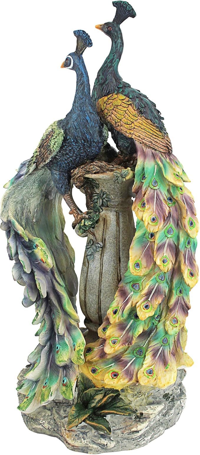Design Toscano Peacocks in Paradise Statue
