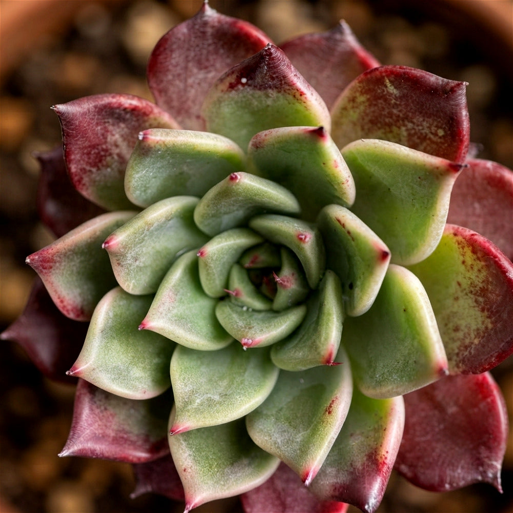 Rare Succulent Echeveria 'Midnight Beauty' 2"-2.5" Live Plant - Collectible Home Plant, Office Accent, Holiday Decorations, Wedding Favors