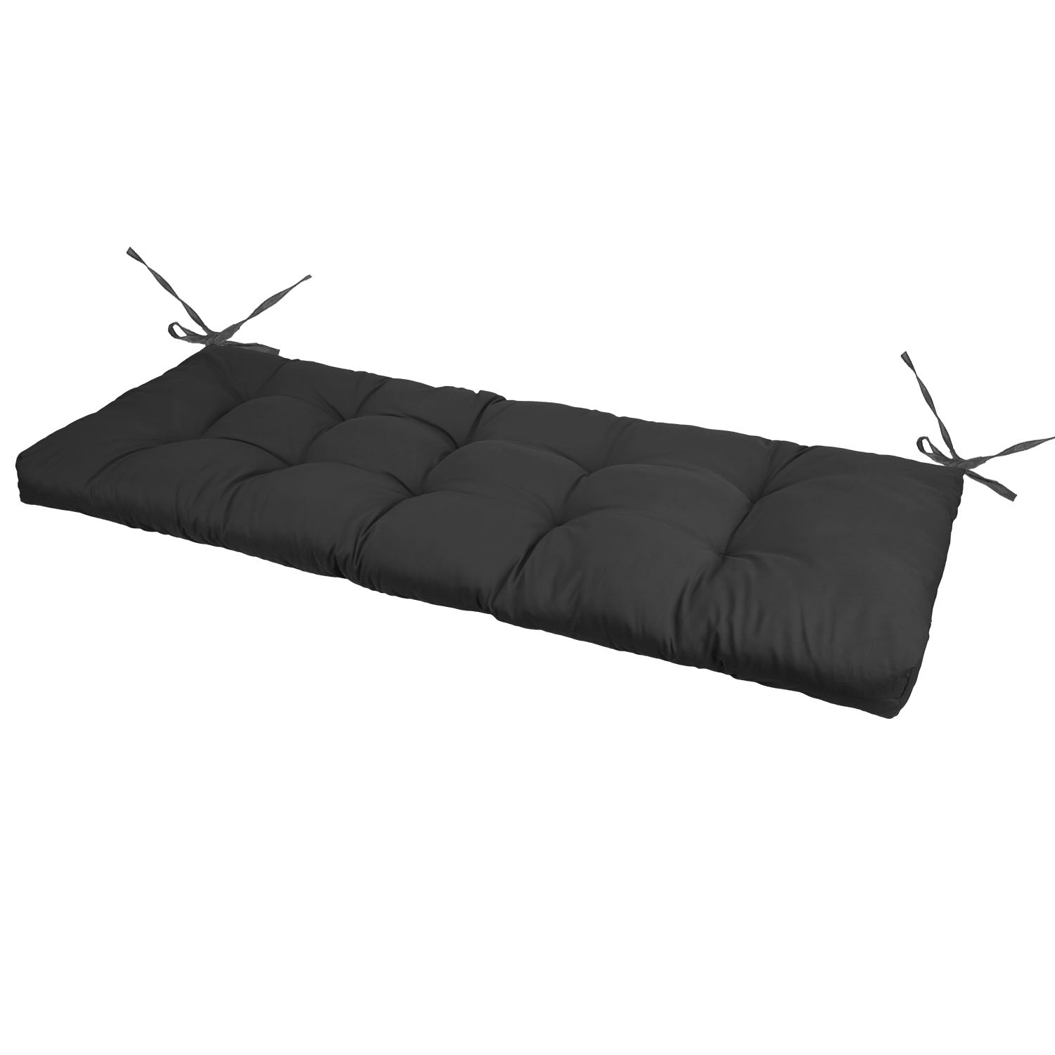 Bench Seat Cushion For Indoor Outdoor Furniture Non Slip Long Chair Cushion with Ties Strap  Swing Cushion 51.18x19.68IN For Garden Patio Balcony Entr