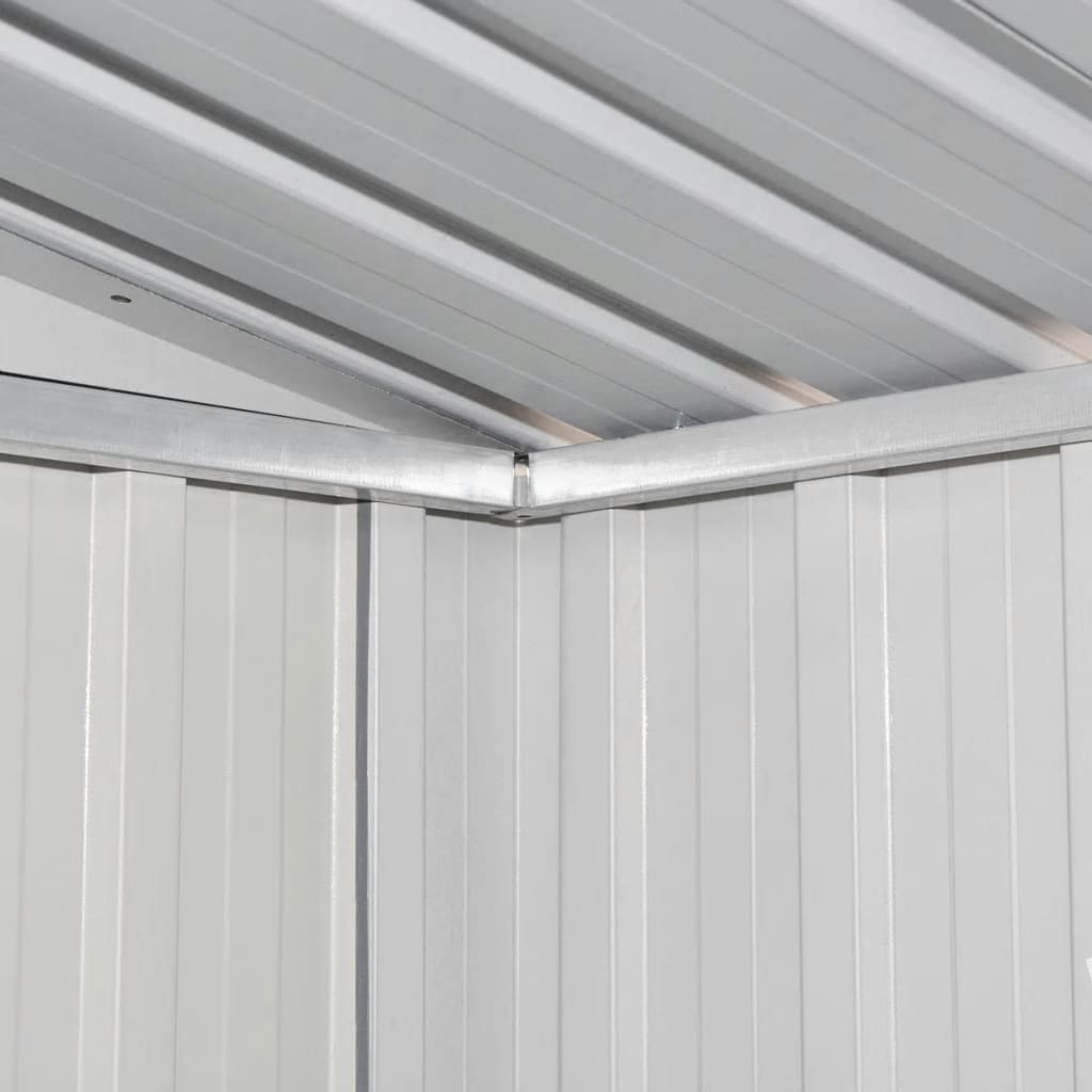 vidaXL Outdoor Storage Shed Garden Shed Patio Metal Storage Backyard Shed