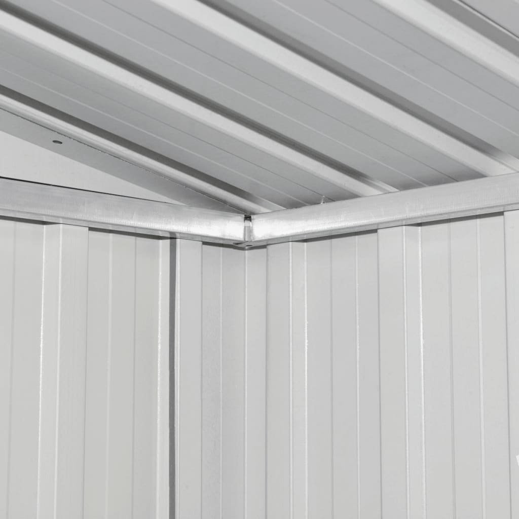 vidaXL Outdoor Storage Shed Garden Shed Patio Metal Storage Backyard Shed