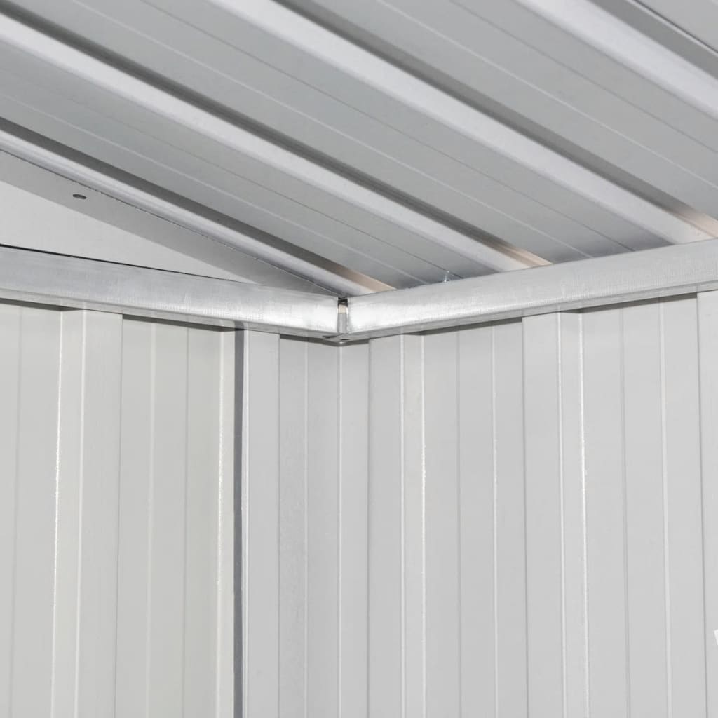 vidaXL Outdoor Storage Shed Garden Shed Patio Metal Storage Shed Backyard Shed