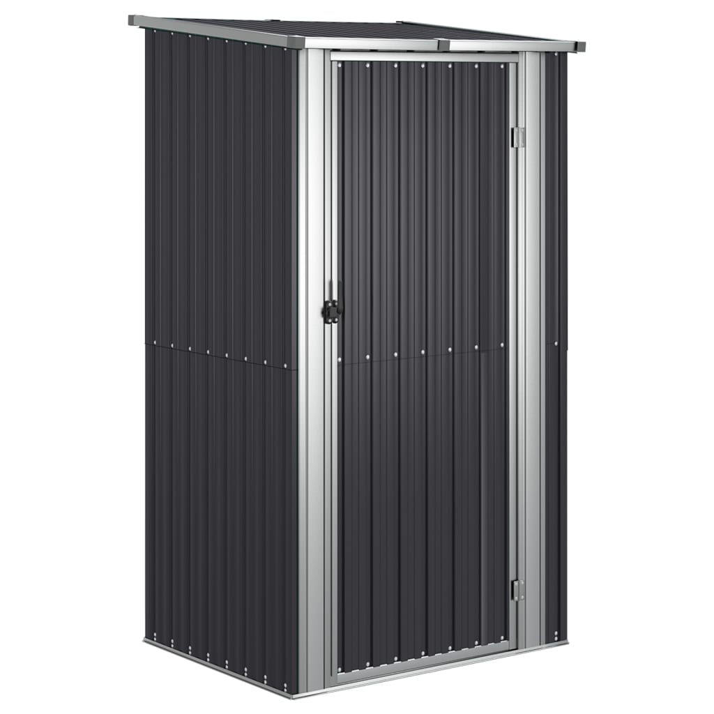 NNEVL Garden Shed Anthracite 118.5x97x209.5 cm Galvanised Steel