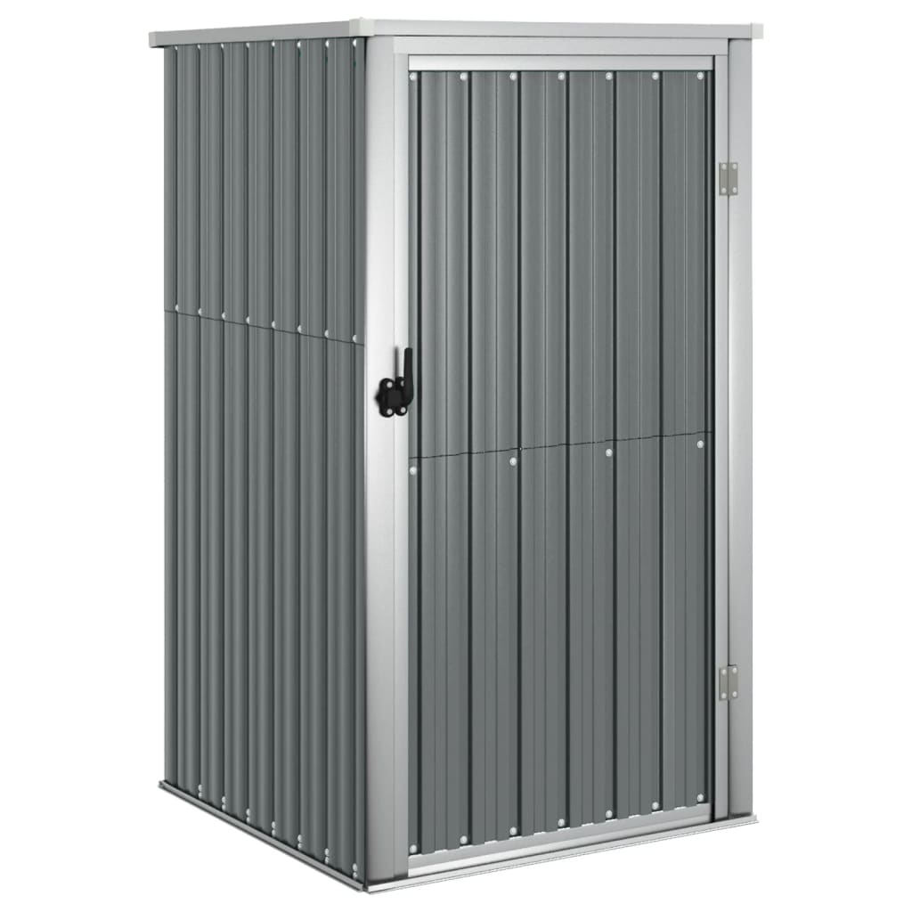 vidaXL Tool Shed Garden Outdoor Storage Shed Tool Organizer Galvanized Steel