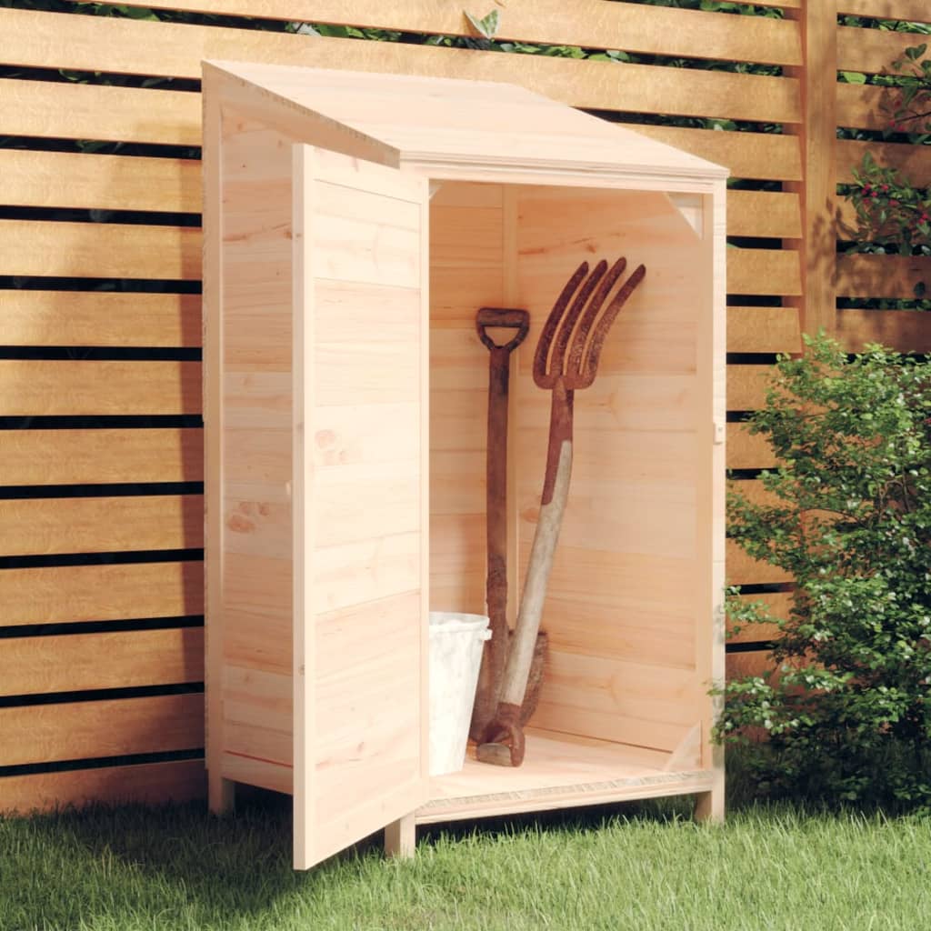 vidaXL Outdoor Storage Shed Garden Shed Wooden Storage Shed Solid Fir Wood