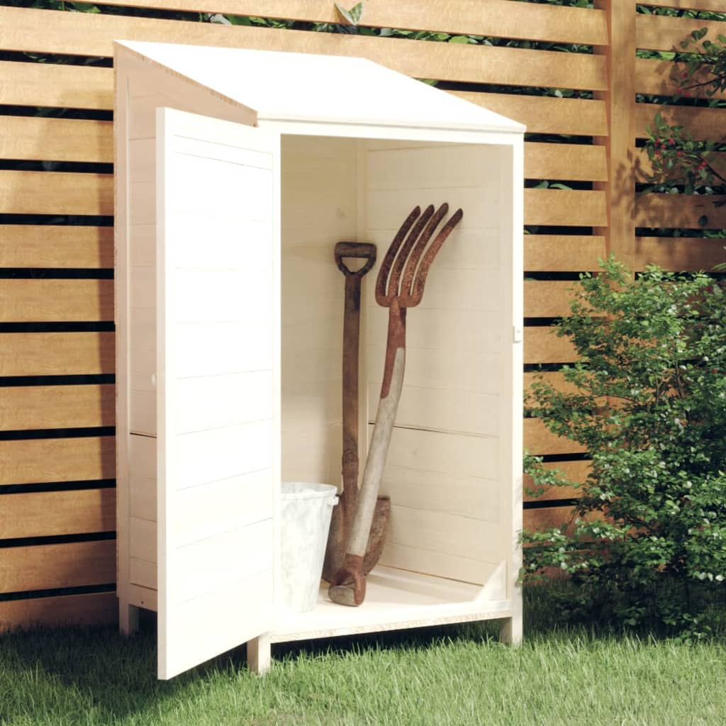 vidaXL Outdoor Storage Shed Garden Shed Wooden Storage Shed Solid Fir Wood