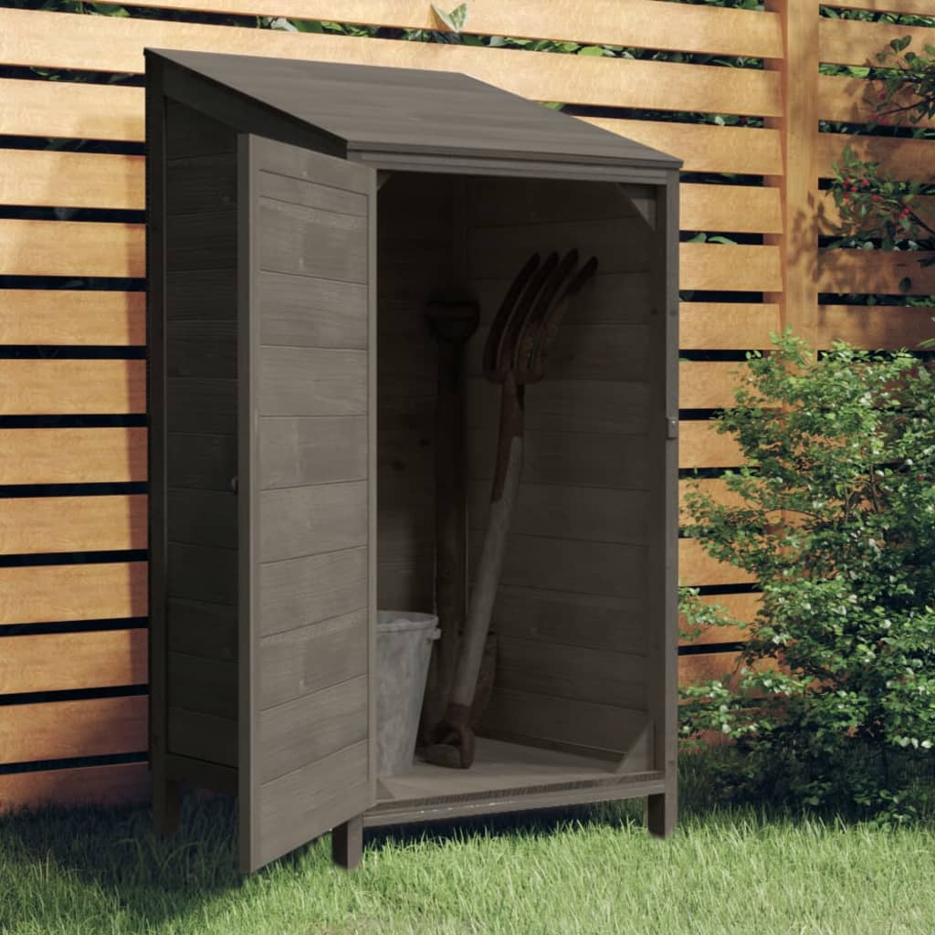 vidaXL Outdoor Storage Shed Garden Shed Wooden Storage Shed Solid Fir Wood