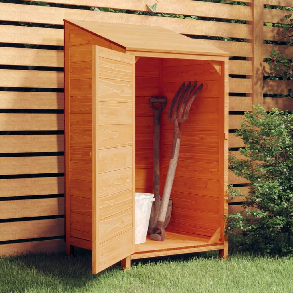 vidaXL Outdoor Storage Shed Garden Shed Wooden Storage Shed Solid Fir Wood
