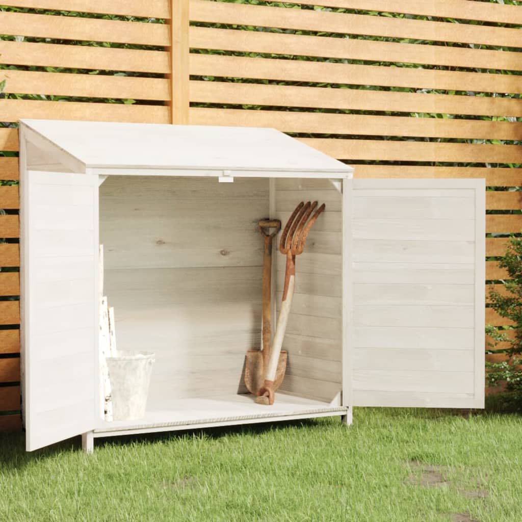 vidaXL Outdoor Storage Shed Garden Shed Wooden Storage Shed Solid Fir Wood