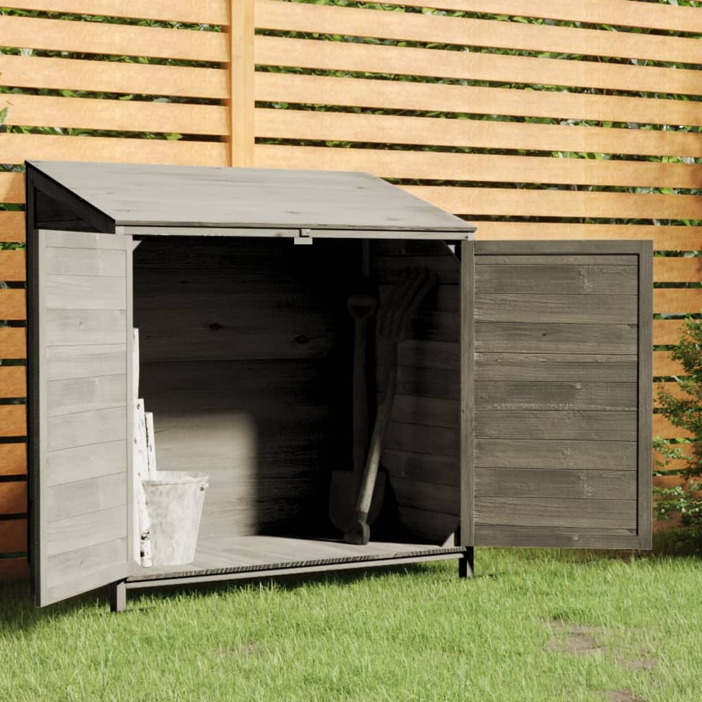 vidaXL Outdoor Storage Shed Garden Shed Wooden Storage Shed Solid Fir Wood