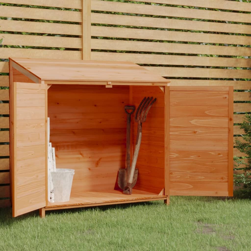 vidaXL Outdoor Storage Shed Garden Shed Wooden Storage Shed Solid Fir Wood
