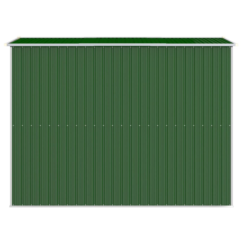 NNEVL Garden Shed Green 192x274x223 cm Galvanised Steel