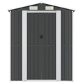 NNEVL Garden Shed Anthracite 192x523x223 cm Galvanised Steel