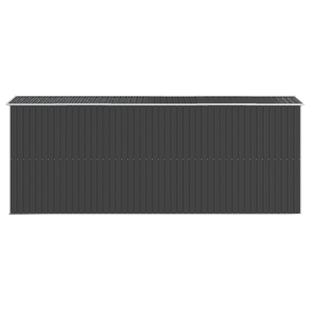 NNEVL Garden Shed Anthracite 192x523x223 cm Galvanised Steel
