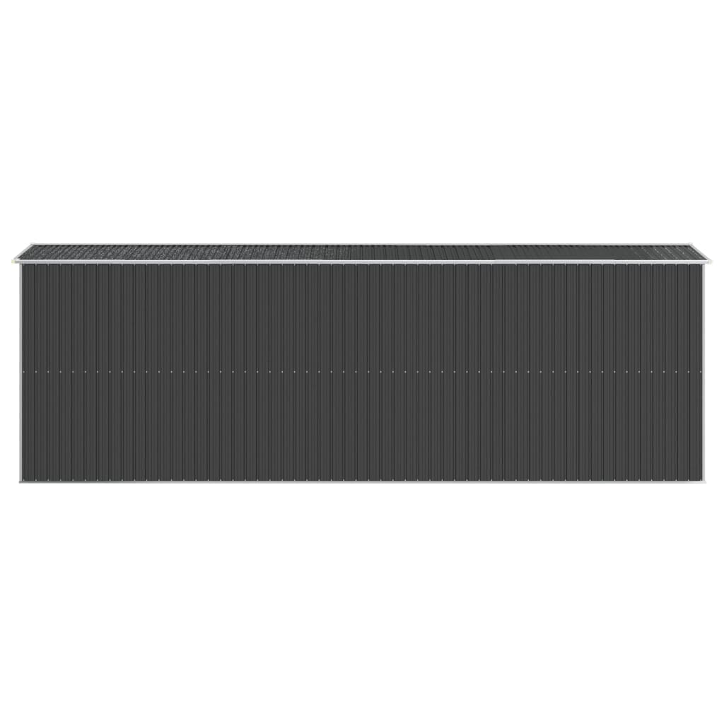 NNEVL Garden Shed Anthracite 192x606x223 cm Galvanised Steel