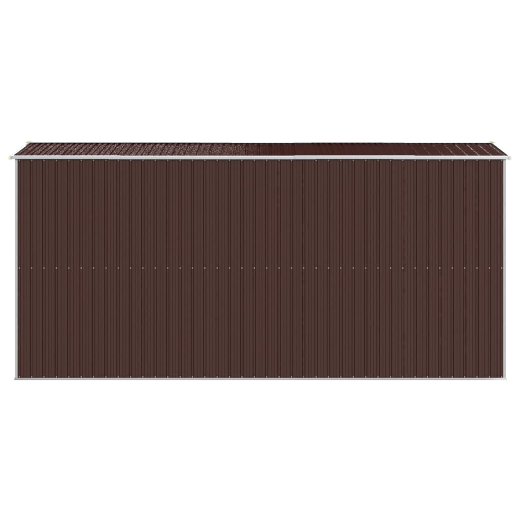 vidaXL Storage Shed Outdoor Storage Shed for Backyard Patio Galvanized Steel