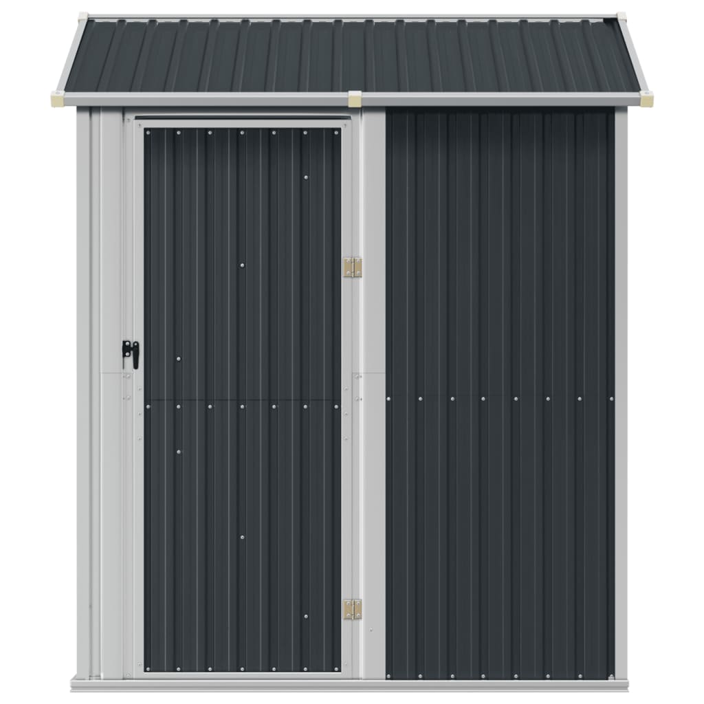NNEVL Garden Shed Anthracite 192x152.5x237 cm Galvanised Steel