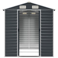 NNEVL Garden Shed Anthracite 191x215x198 cm Galvanised Steel