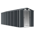 NNEVL Garden Shed Anthracite 191x555x198 cm Galvanised Steel