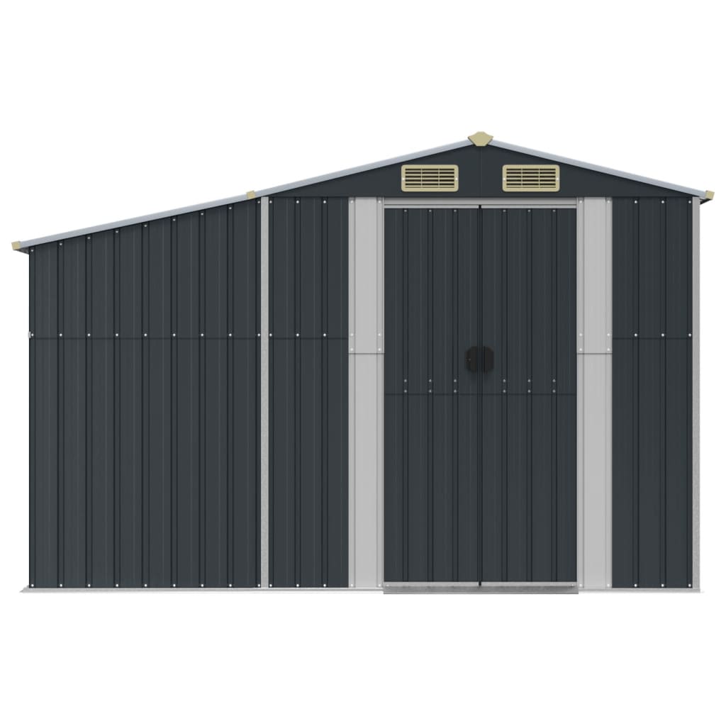 NNEVL Garden Shed Anthracite 277x192.5x179 cm Galvanised Steel