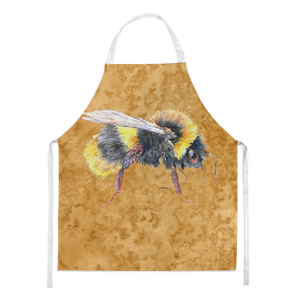 Bee on Gold Apron – Artist-Designed Kitchen, BBQ & Craft Apron