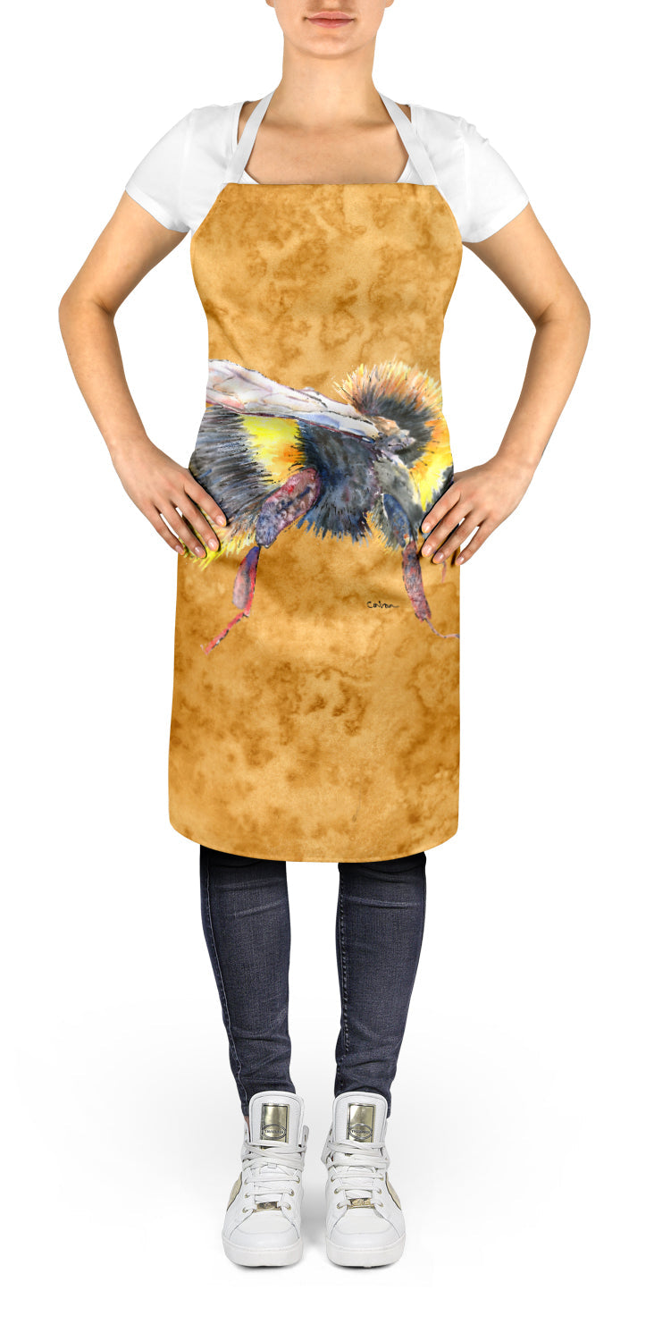 Bee on Gold Apron – Artist-Designed Kitchen, BBQ & Craft Apron